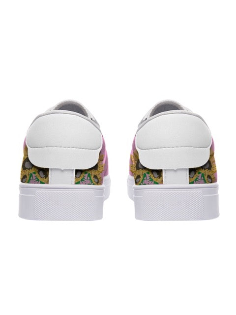 Pink Sunflowers Sneakers
