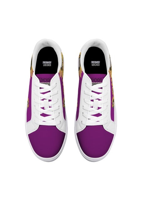 Sunflowers Purple sneakers — limited edition artist-designed footwear by Edición Especial, Saint Paul MN — image 5