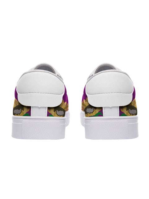 Sunflowers Purple Sneakers 5