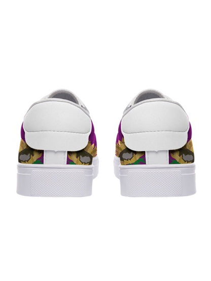 Sunflowers Purple Sneakers 5