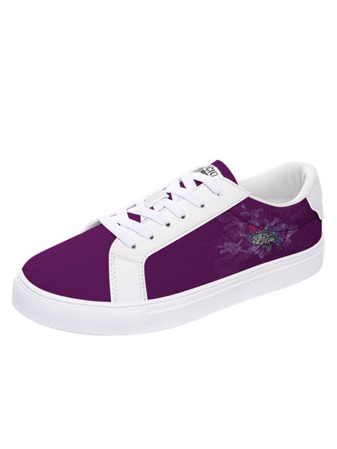 Turtle Purple Sneakers — limited edition artist-designed footwear by Edición Especial, Saint Paul MN — image 2