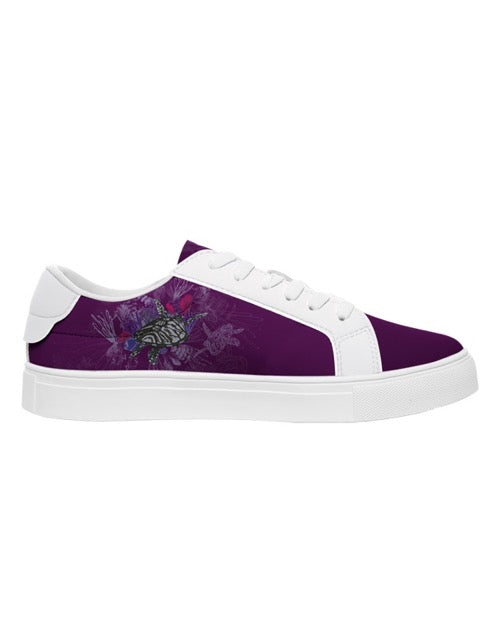 Turtle Purple Sneakers — limited edition artist-designed footwear by Edición Especial, Saint Paul MN — image 3
