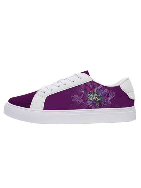 Turtle Purple Sneakers — limited edition artist-designed footwear by Edición Especial, Saint Paul MN — image 4