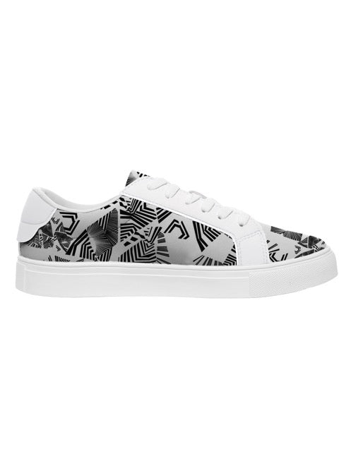 White and Black Sneakers — limited edition artist-designed footwear by Edición Especial, Saint Paul MN — image 4