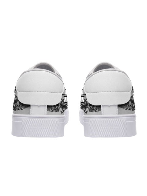White and Black Sneakers — limited edition artist-designed footwear by Edición Especial, Saint Paul MN — image 6