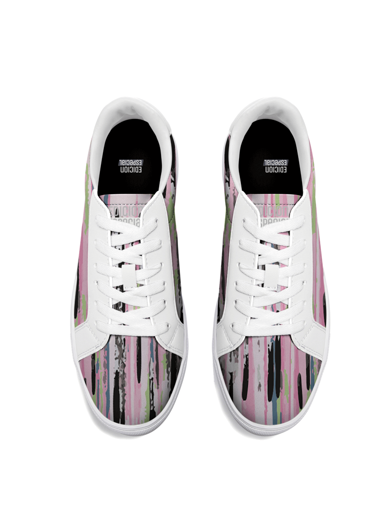 Sunset Pink Sneakers — limited edition artist-designed footwear by Edición Especial, Saint Paul MN — image 3