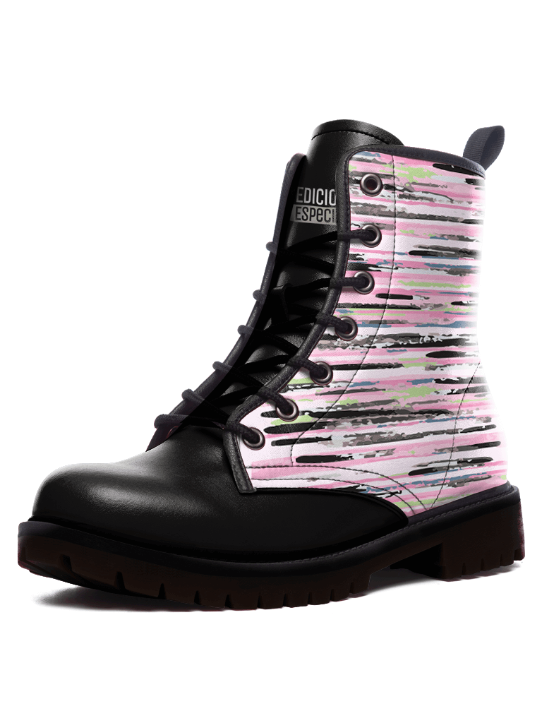 Sunset Pink Boots — limited edition artist-designed footwear by Edición Especial, Saint Paul MN — image 1