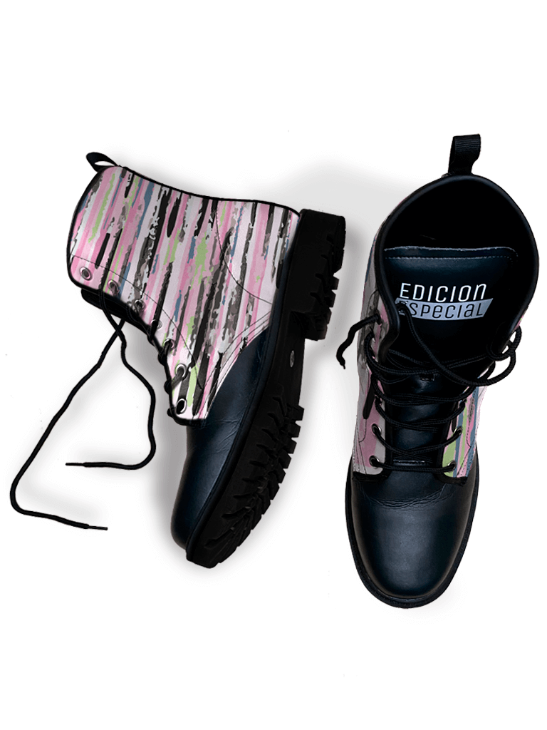 Sunset Pink Boots — limited edition artist-designed footwear by Edición Especial, Saint Paul MN — image 4