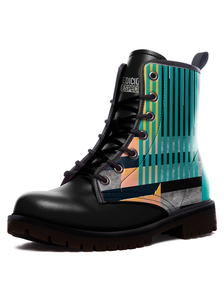 Sweden Streets Boots — limited edition artist-designed footwear by Edición Especial, Saint Paul MN — image 1