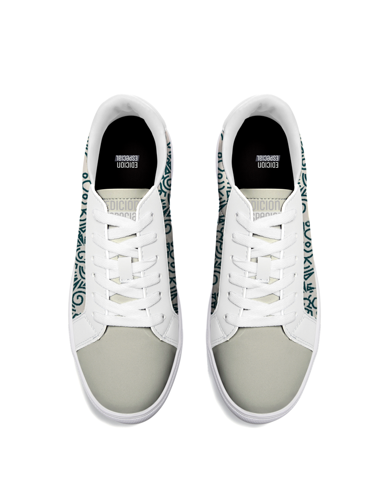 Uxmal Lines Sneakers — limited edition artist-designed footwear by Edición Especial, Saint Paul MN — image 4