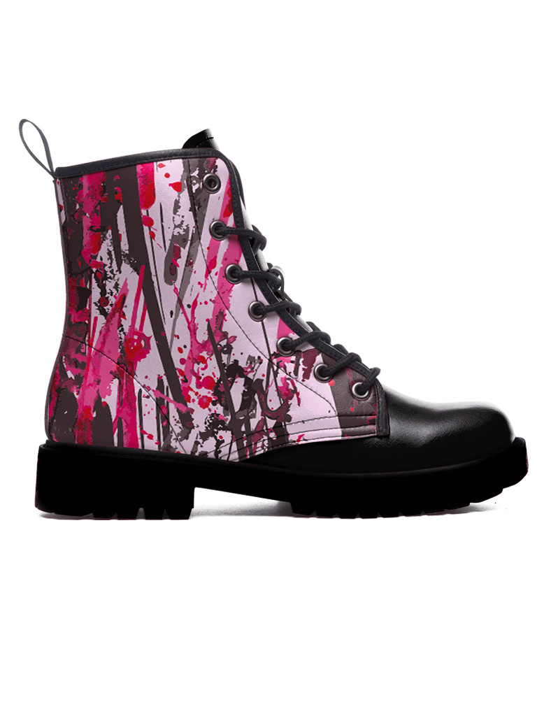 Wild Pink Boots — limited edition artist-designed footwear by Edición Especial, Saint Paul MN — image 2
