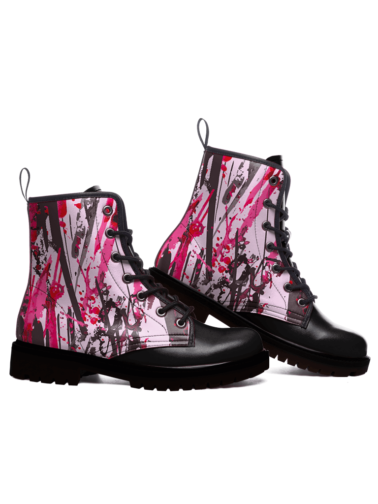 Wild Pink Boots — limited edition artist-designed footwear by Edición Especial, Saint Paul MN — image 3