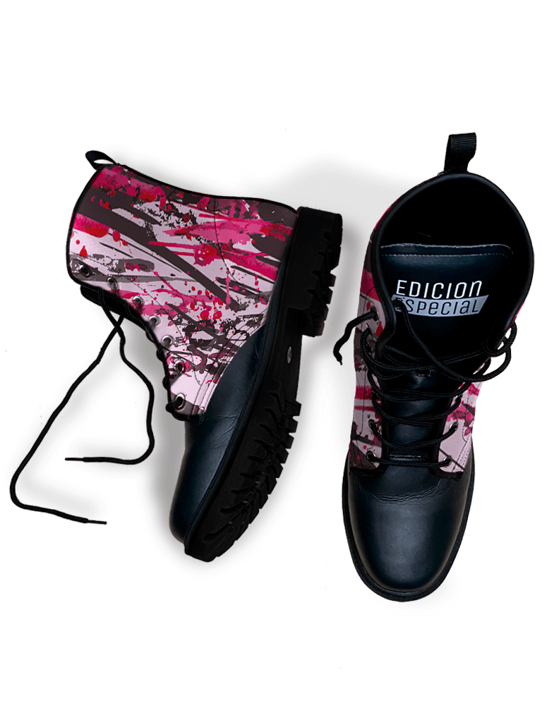 Wild Pink Boots — limited edition artist-designed footwear by Edición Especial, Saint Paul MN — image 4