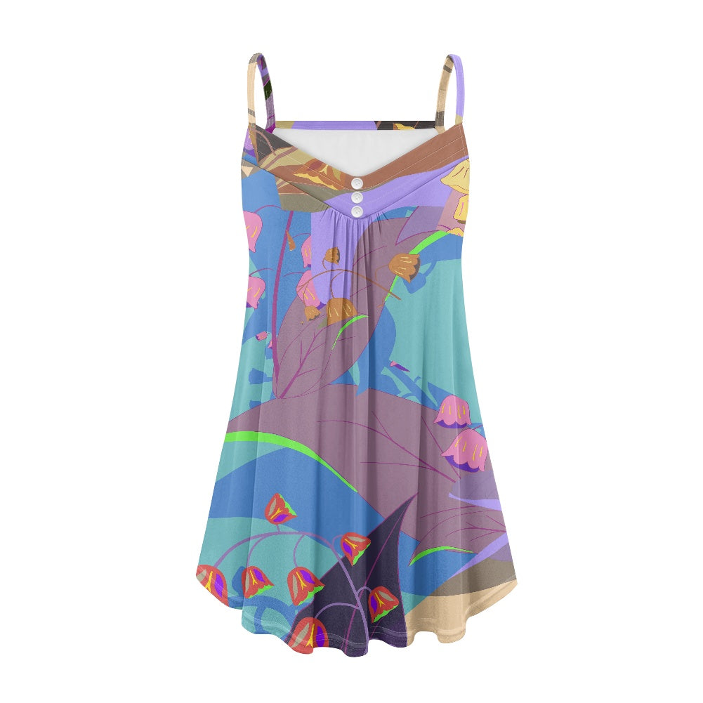 Light Blue Bottom Strappy dress