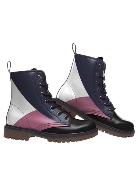 White and Pink Boots — limited edition artist-designed footwear by Edición Especial, Saint Paul MN — image 2