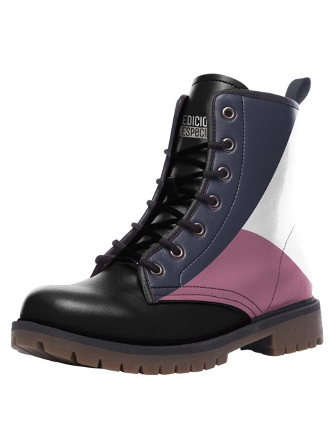 White and Pink Boots — limited edition artist-designed footwear by Edición Especial, Saint Paul MN — image 4
