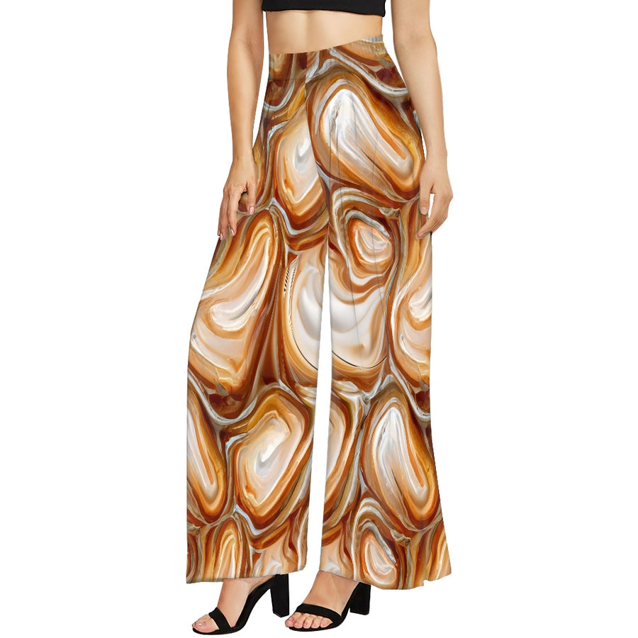 Chocolate Wide leg pants — limited edition artist-designed footwear by Edición Especial, Saint Paul MN — image 2