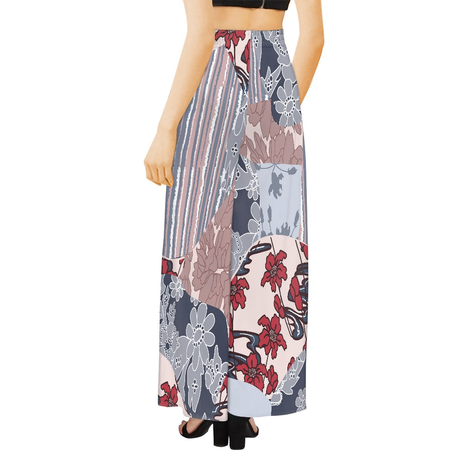 Brown Tones Wide leg pants — limited edition artist-designed footwear by Edición Especial, Saint Paul MN — image 3