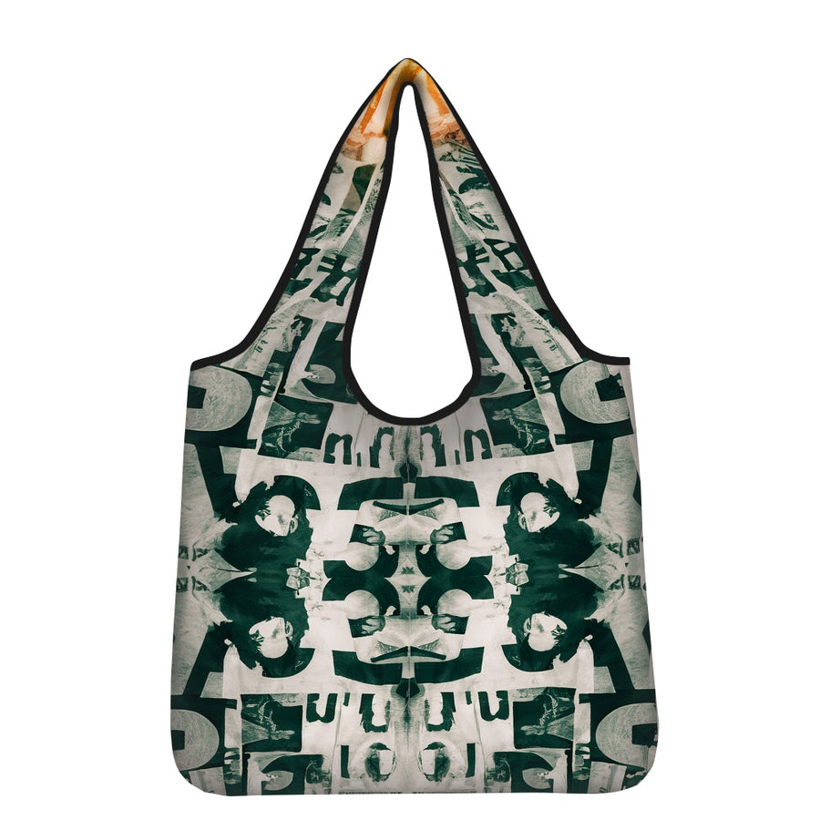 Newspaper Shopping bag — limited edition artist-designed footwear by Edición Especial, Saint Paul MN — image 1