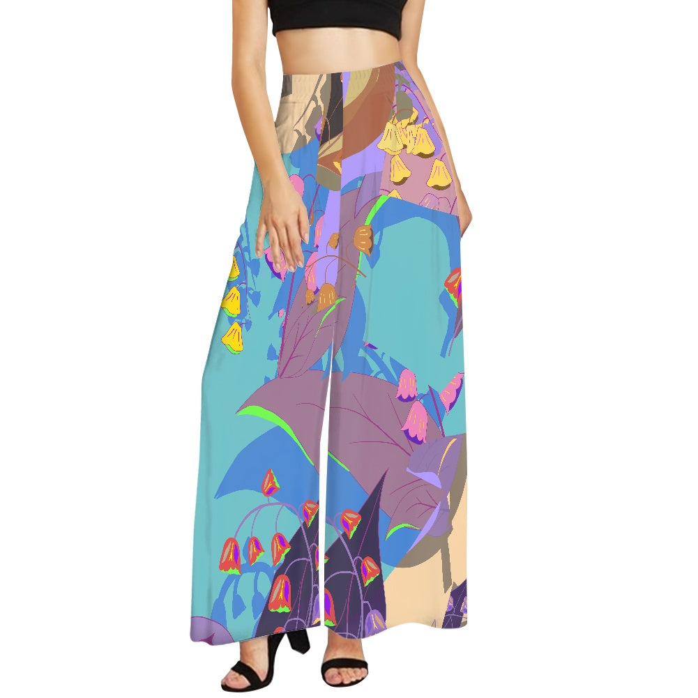 Light Blue Wide leg pants