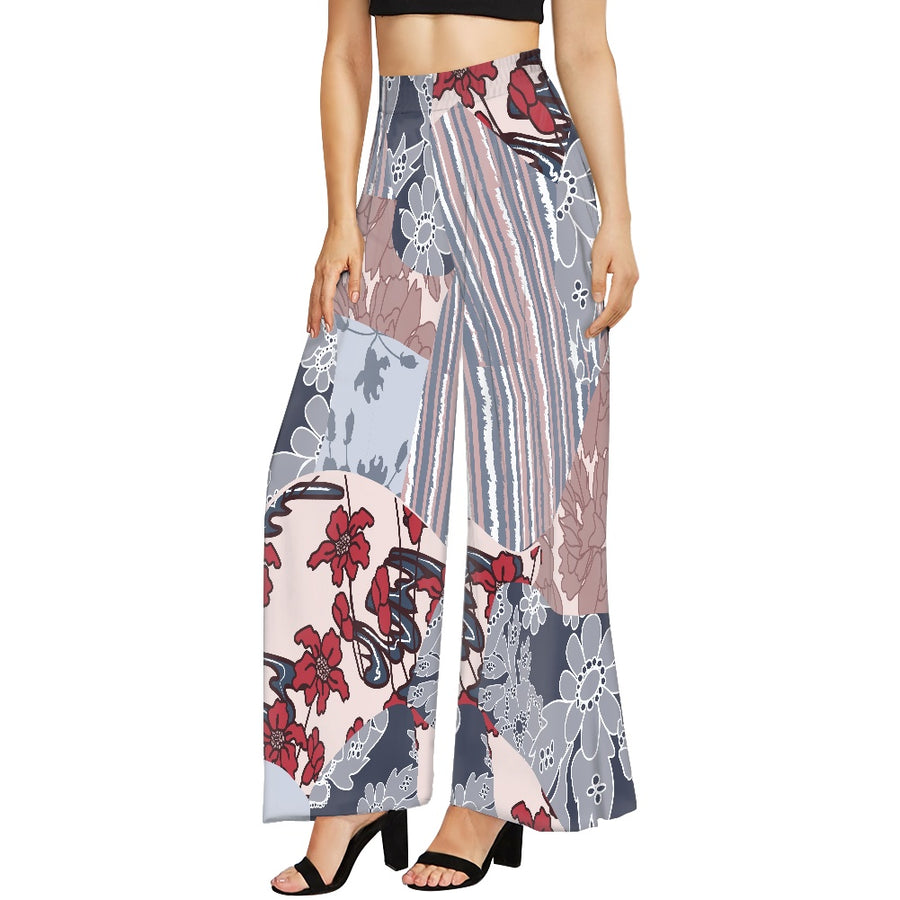 Brown Tones Wide leg pants — limited edition artist-designed footwear by Edición Especial, Saint Paul MN — image 2
