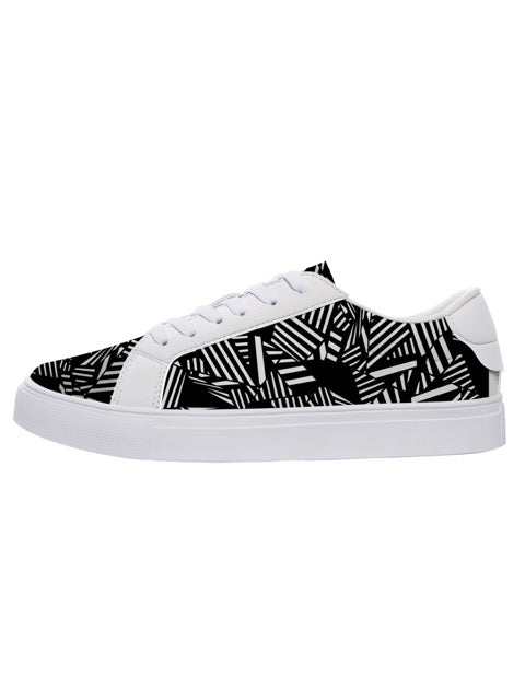 Black and White Sneakers — limited edition artist-designed footwear by Edición Especial, Saint Paul MN — image 3
